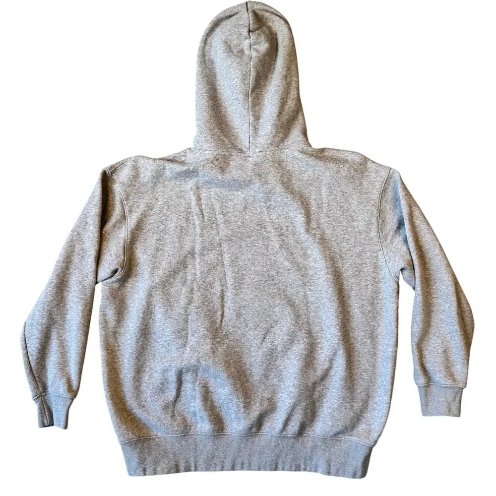 Vintage Y2K‎ Nike Center Swoosh Hoodie Gray Oversized Sweatshirt Men’s - Medium